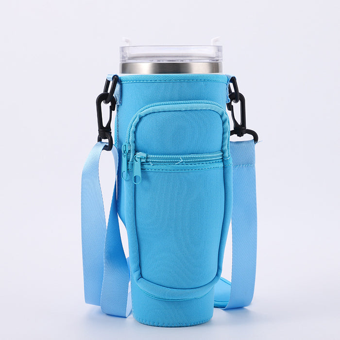 Wholesale Car Cup Cover Stanley 40oz Ice Cup Diving Material Cup Cover Diagonal Kettle Insulation Cover JDC-CH-JinLun011