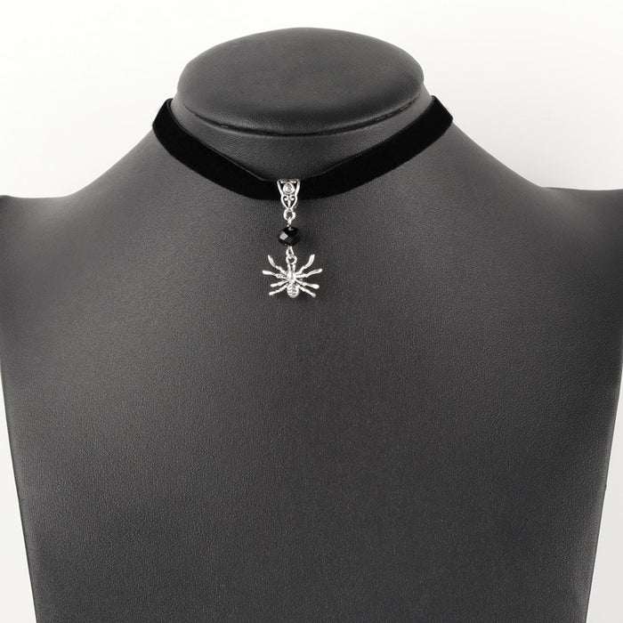 Wholesale Punk Velvet Retro Spider Collar Necklace Jewelry Gift