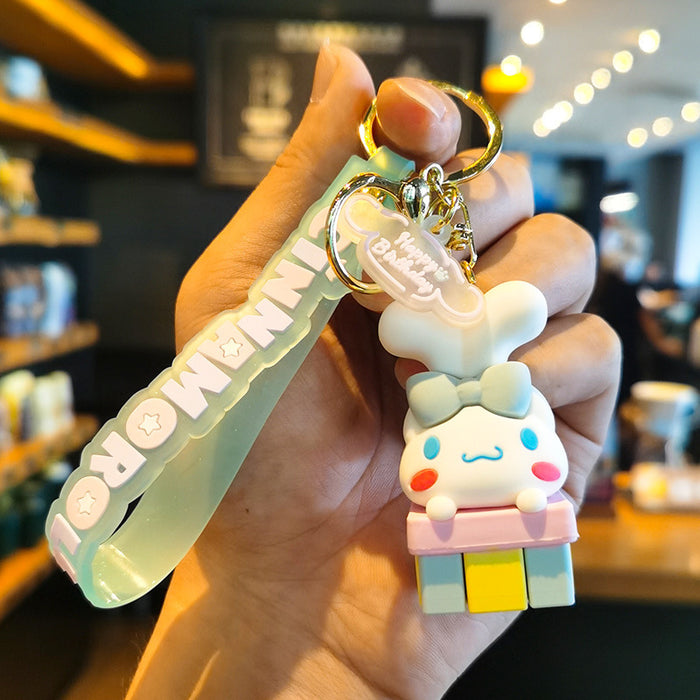 Wholesale Cartoon Doll 3D Rubber Keychain JDC-KC-Tingm084