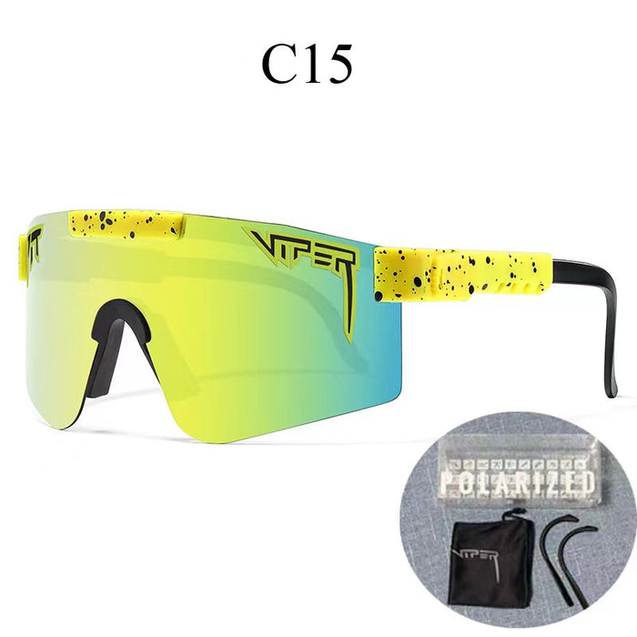 Wholesale PC Real Film Coated Square Frame Windproof Cycling Glasses JDC-SG-Guoyi001