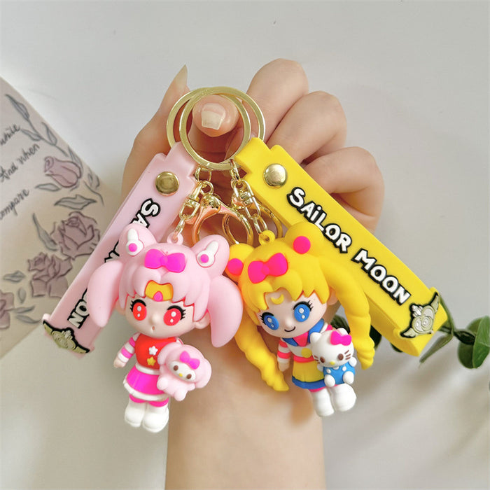 Wholesale Cartoon Silicone Doll Keychain JDC-KC-HaoXi018