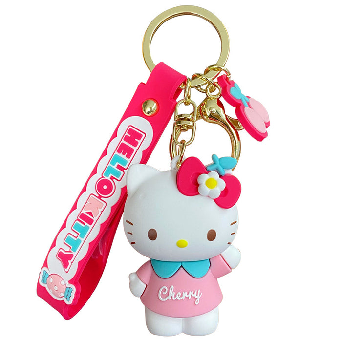 Wholesale Cartoon Doll Silicone Keychain (S) JDC-KC-BaiM071