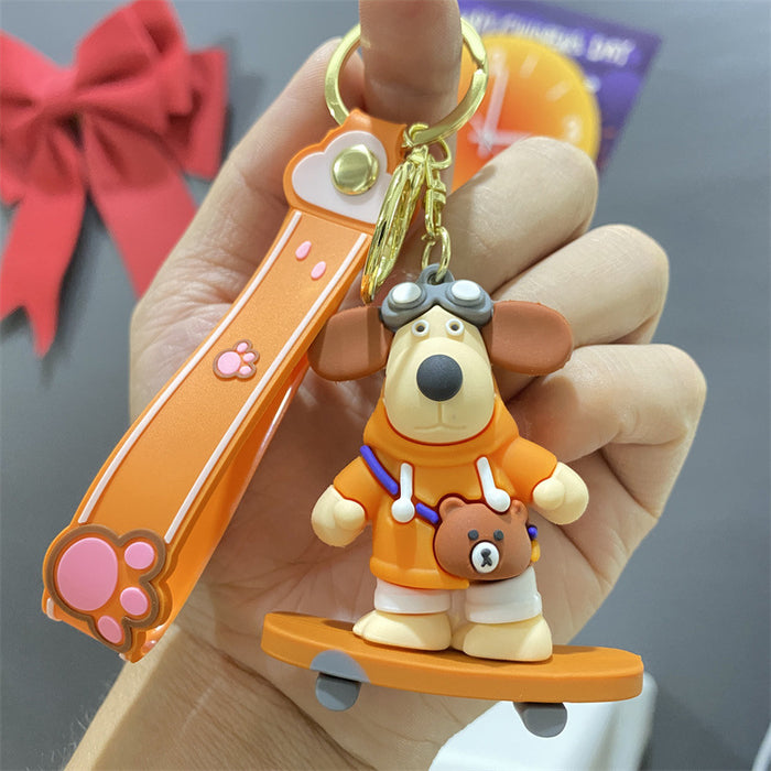 Wholesale PVC Cartoon Doll Keychain JDC-KC-WuYi021