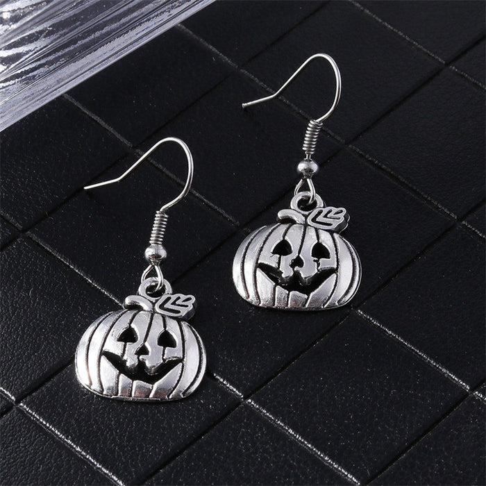 Wholesale Halloween Series Earrings Gothic Skull Spider Web Earrings for Women