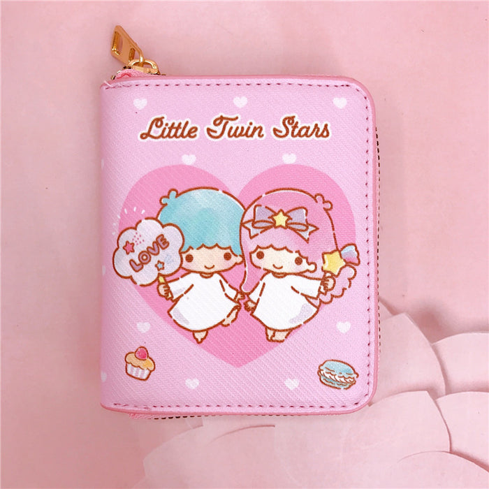 Wholesale PU Cartoon Casual Short Zipper Wallet JDC-WT-YaLL010