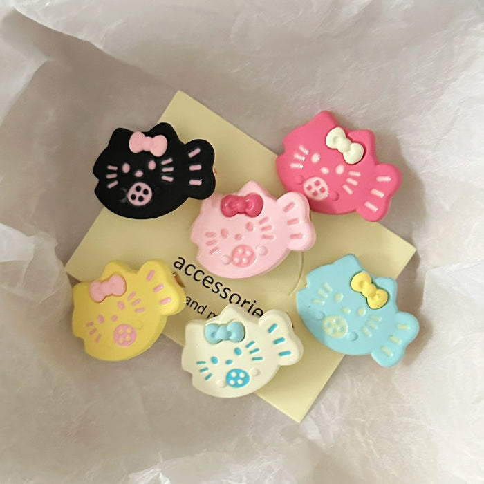 Wholesale Cute cat Fish Hairpin Sweet and Soft Cute All-match Girly Style Side Duckbill Clip Hairpin Hair Accessories