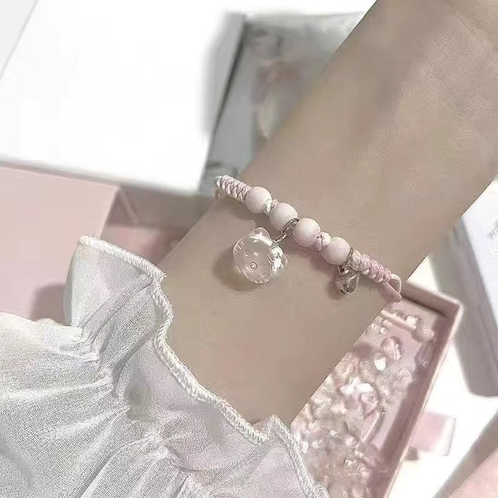 Wholesale Cartoon handmade braided bracelet,  sweet and girly