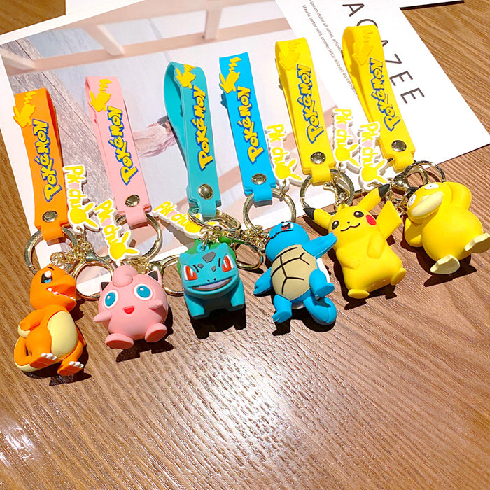 Wholesale Drip Glue Cartoon Doll Keychain JDC-KC-Gongz049