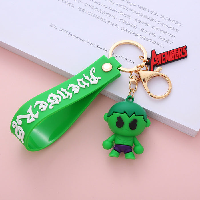 Wholesale Cute Cartoon Soft Rubber Doll Keychain JDC-KC-BoYue009