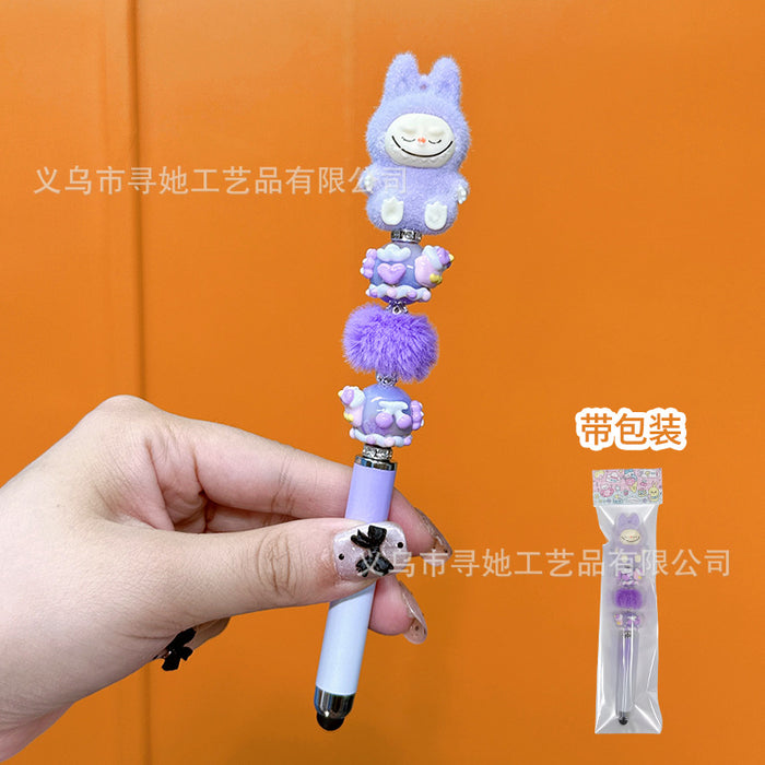 Wholesale DIY Cute Beaded Pen for Mobile Phones and Tablets Touch Screen Gel Ballpoint Pen