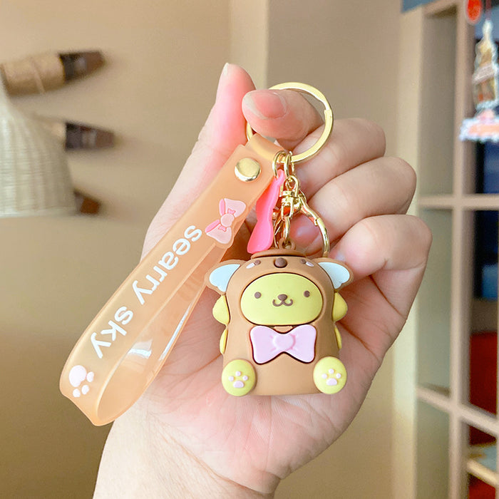 Wholesale  Cartoon Doll PVC Keychain JDC-KC-RunX004