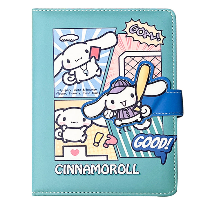 Wholesale 5pcs Magnetic Notebook Cute Cartoon Journal Student Notepad Hard Cover