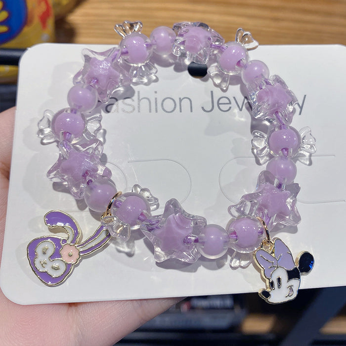 Wholesale Cute cartoon beaded bracelet for kids