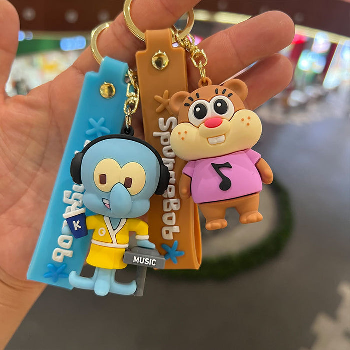 Wholesale SpongeBob SquarePants PVC Keychains JDC-KC-MiaoY070