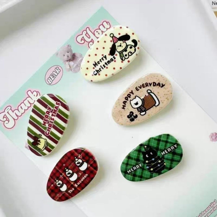 Wholesale Cartoon hair clip, cute side bangs, headband accessory, one line clip, batch of goods