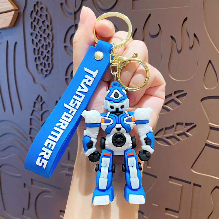 Wholesale Cartoon key pendant bumblebee car ornaments keychain