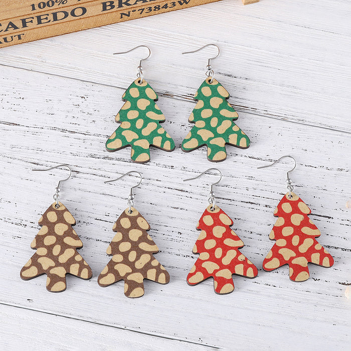 Wholesale  Christmas Tree Pendant Earrings