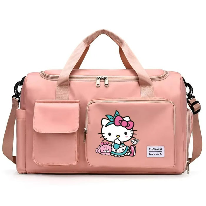 Wholesale Cartoon Printing Large Capacity Sports Handbag Shoulder Bag JDC-HB-Qiqiang002