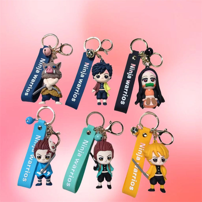 Wholesale PVC Cartoon Doll Keychain JDC-KC-BaoDou013