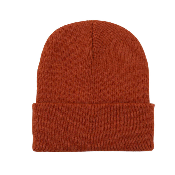 Wholesale Solid Color Acrylic Knitted Beanie JDC-FH-Kamie008