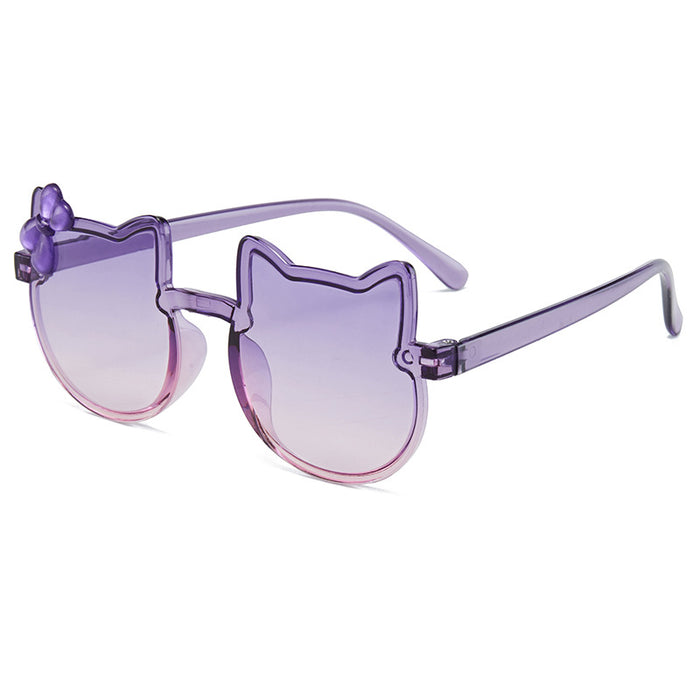 Wholesale children' s sunglasses cartoon cat sunshade glasses