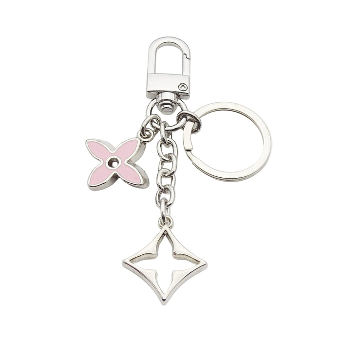 Wholesale Four-leaf clover bag charm metal keychain
