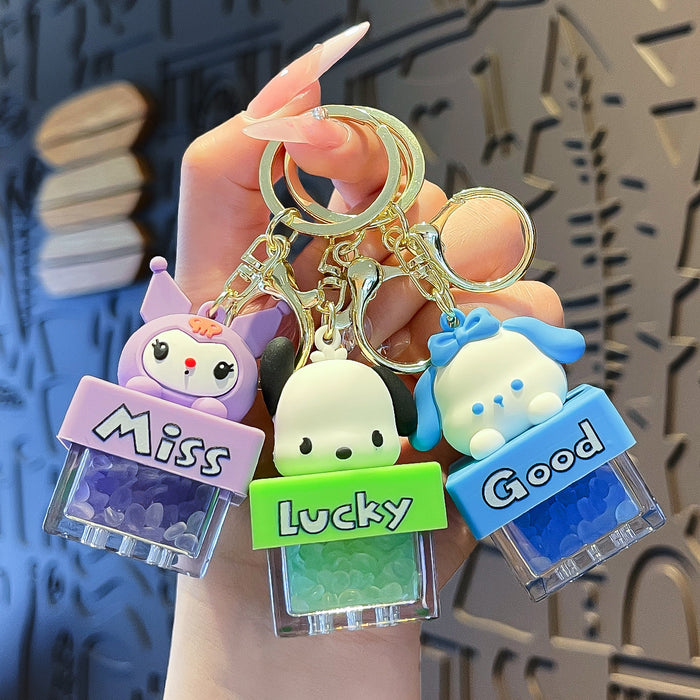 Wholesale Cute Cartoon Three-dimensional Aromatherapy Acrylic Keychain JDC-KC-ZhiZ005