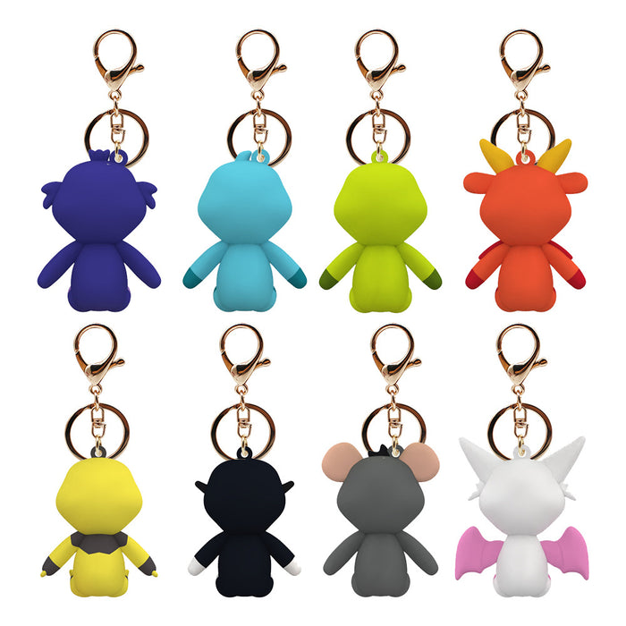 Wholesale Horror Cartoon Anime Silicone Keychains JDC-KC-HaoAn012