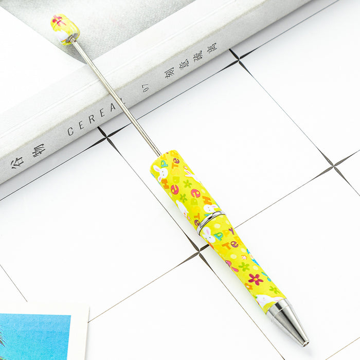 Wholesale DIY for Beaded Beadable Pens Easter Rabbit Series Plastic Pens JDC-BP-HuaH113