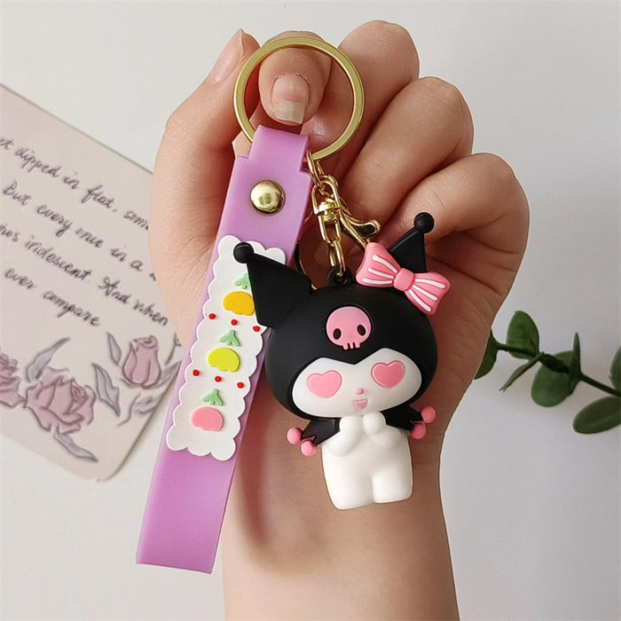 Wholesale Cartoon Silicone Doll Keychain JDC-KC-HaoXi011