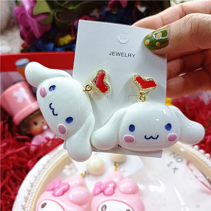 Wholesale Cartoon Resin Funny Earrings JDC-ES-Xingj053