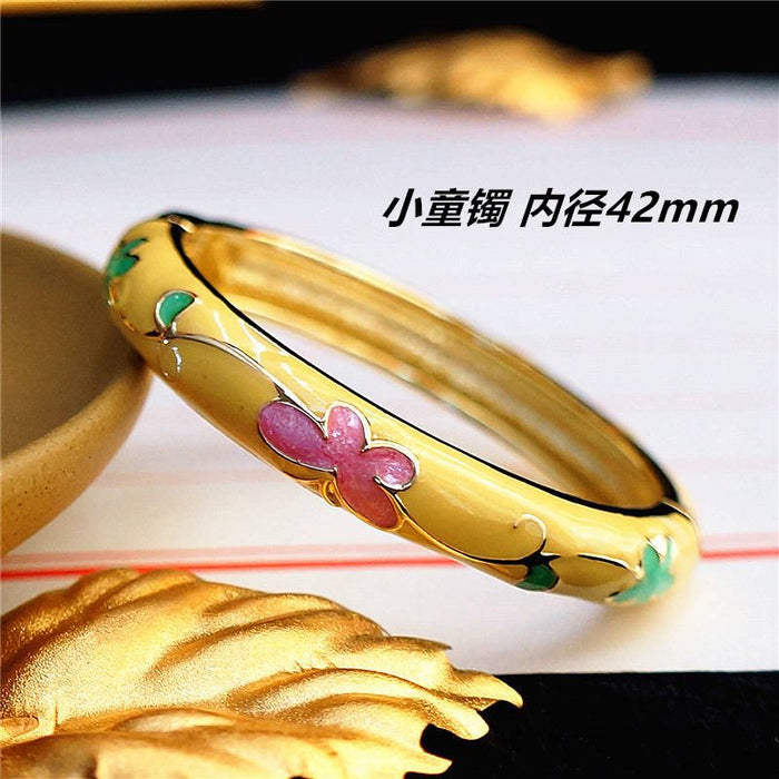 Wholesale Cloisonne Children's Bracelet Glaze Dripping Cartoon JDC-BT-Shuq001