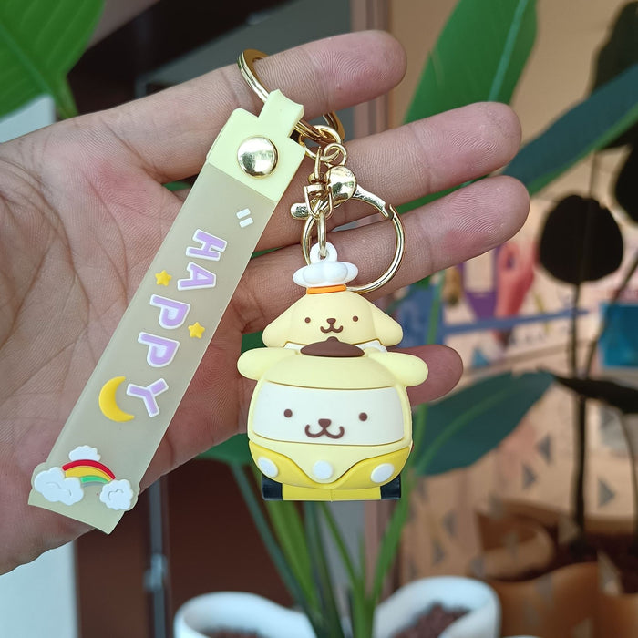 Wholesale Children's Cute Cartoon PVC Keychain JDC-KC-YiChang022