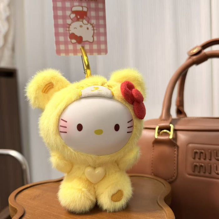Wholesale Cute plush pajama keychain