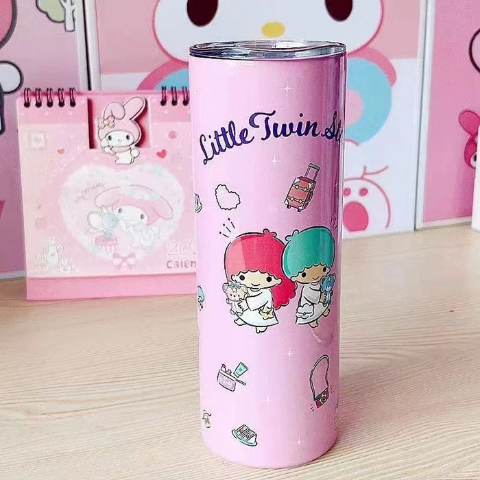 Wholesale Cartoon Cute 304 Stainless Steel Straw Water Cup JDC-CUP-XinZheng005