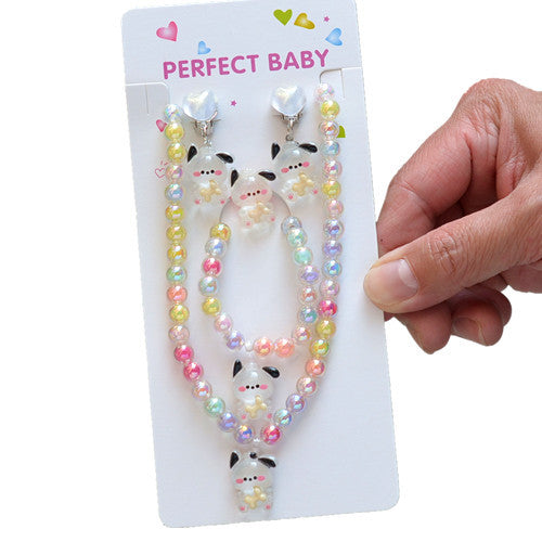 Wholesale Sweet Children Princess Jewelry Beaded Necklace