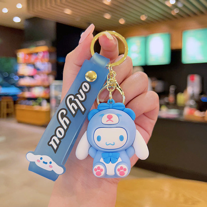 Wholesale Cartoon Doll Silicone Keychain JDC-KC-MingT281