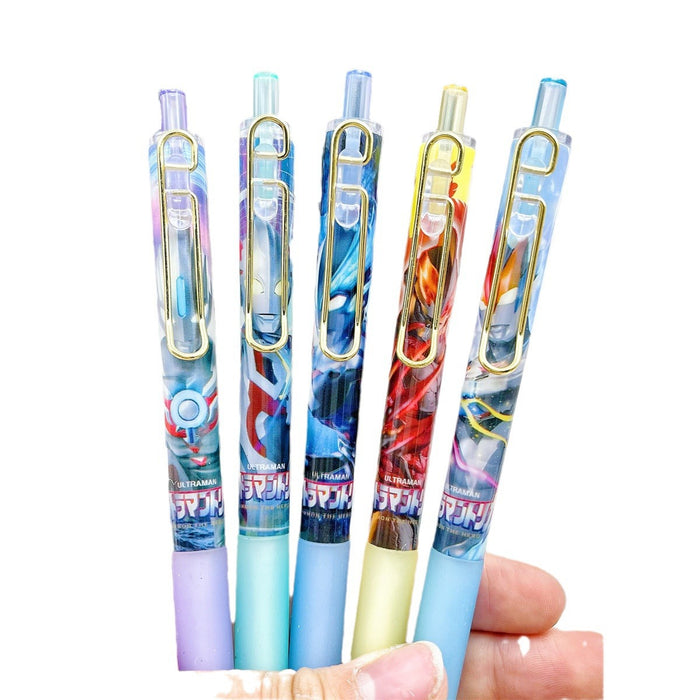 Wholesale Blind Box Pen Cartoon Gel Pen Metal Pen Clip Press Neutral Black