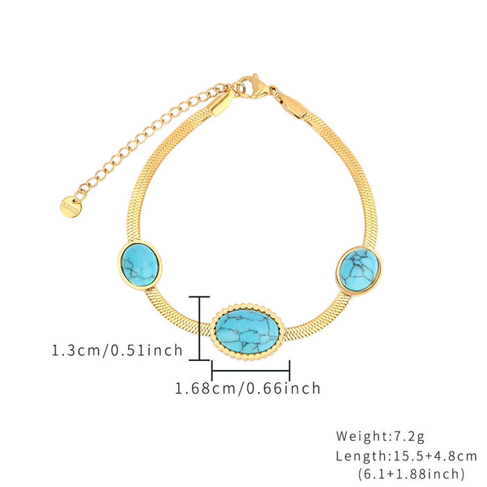 Wholesale 2pcs Luxury Beaded Jewelry Turquoise Necklace