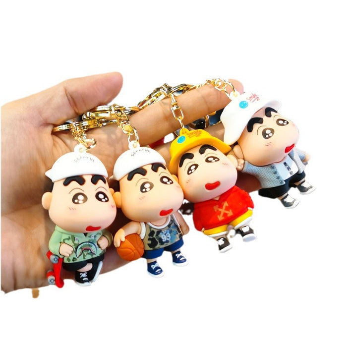 Wholesale Cartoon Doll Rubber Keychain JDC-KC-Tingm024