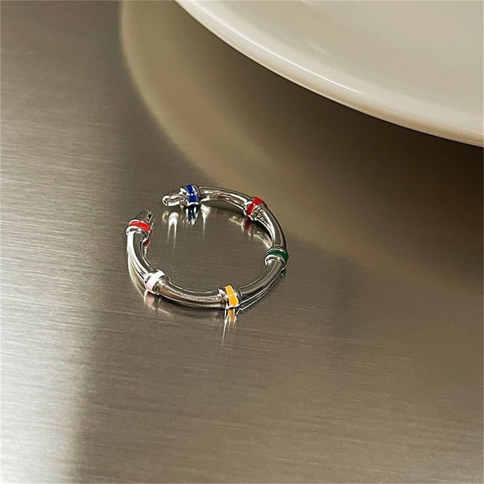 Wholesale Flower ring with niche design, high-end feel, adjustable opening, personalized ring