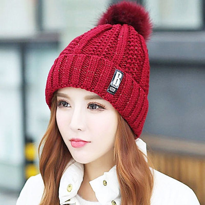 Wholesale Winter Wool Hats for Women with Fleece JDC-FH-JW007