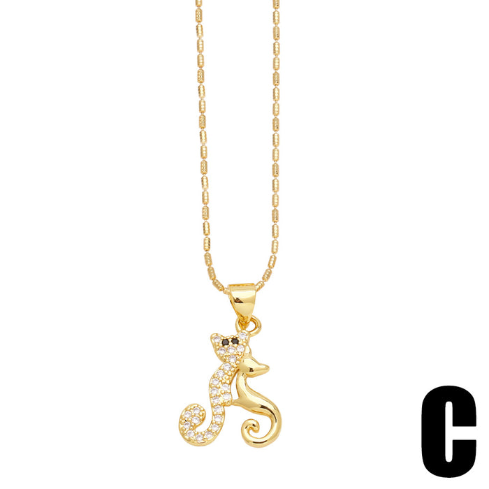 Wholesale  Eli iron pendant necklace  dragon-shaped clavicle chain