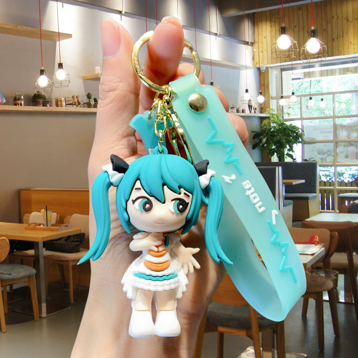 Wholesale PVC Cartoon Cute Doll Keychain JDC-KC-Yid026