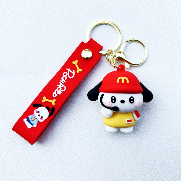 Wholesale PVC Cartoon Doll Keychain JDC-KC-ChuC051