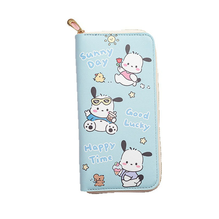 Wholesale Cute cartoon print long zippered Wallet