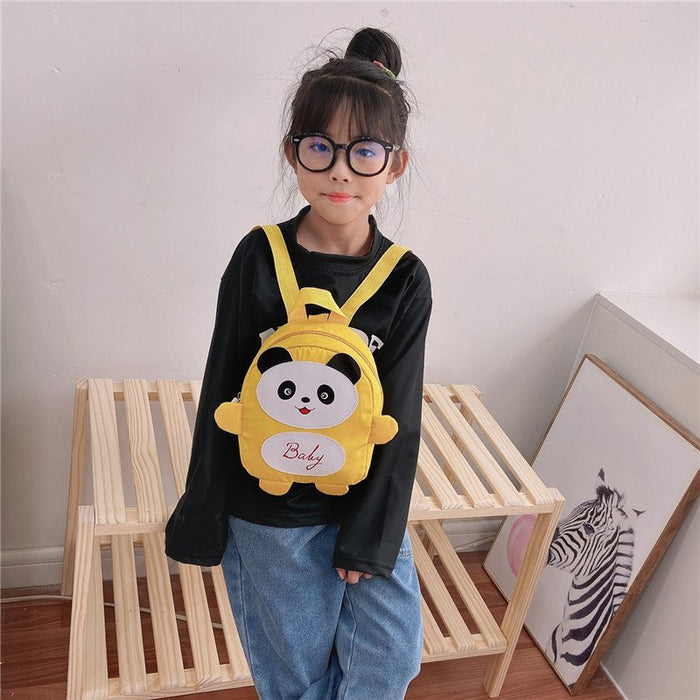 Wholesale Canvas Cute Cartoon Anti-lost Children's Small School Bag JDC-BP-YuanDuo066