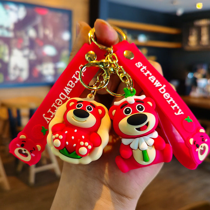 Wholesale Cartoon Doll Silicone Keychain JDC-KC-Tingm129