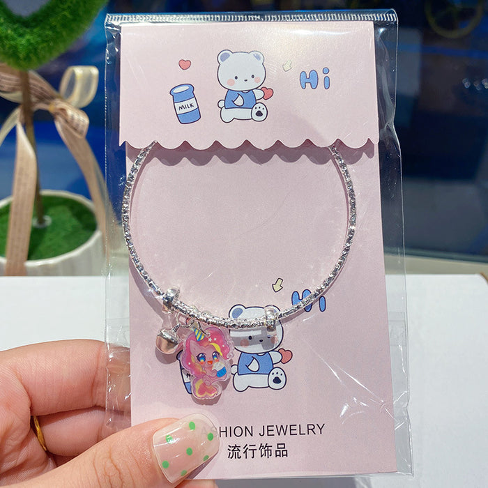 Wholesale cartoon children' s independent packaging student bracelet