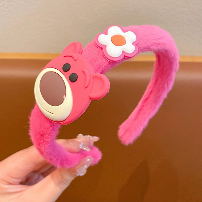 Wholesale Plush cartoon children' s hairband
